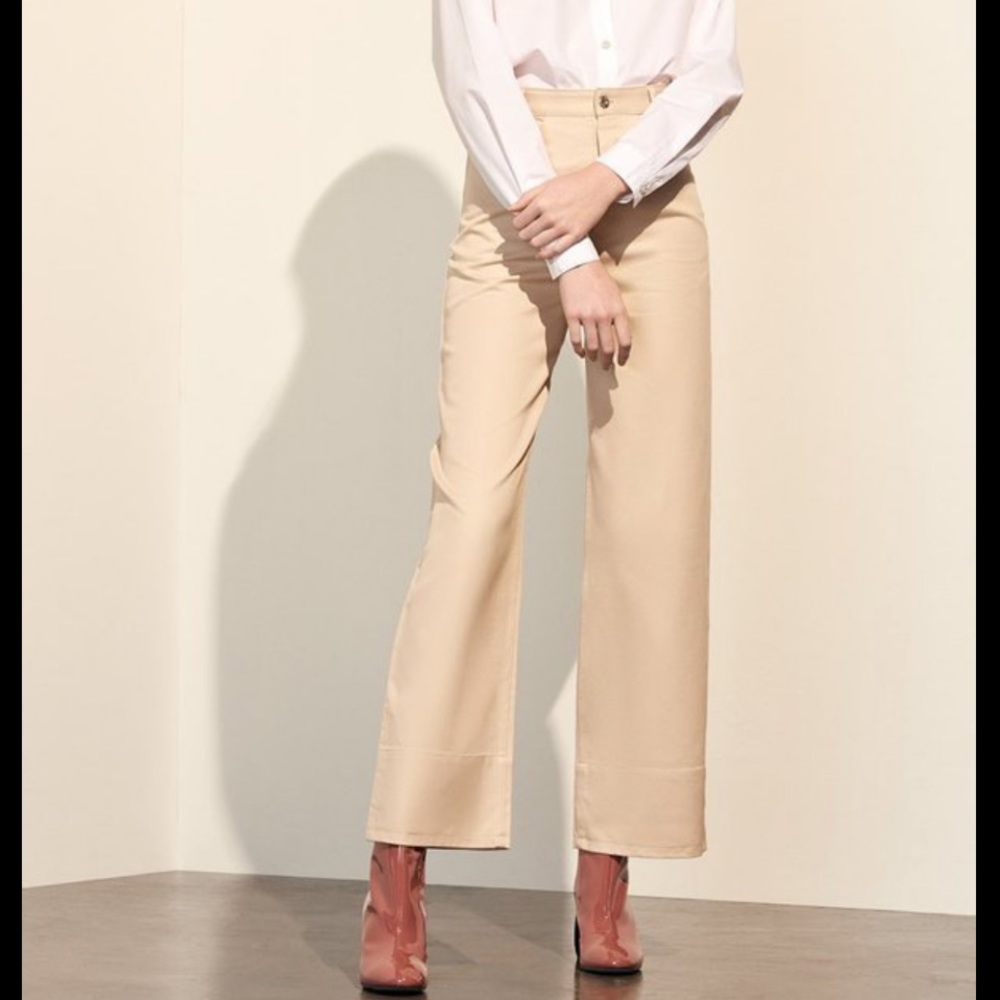 Kowtow high waisted stage wide leg pants